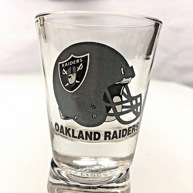 NFL Oakland Raiders Helmet Shot Glass New Free Shipping eBay