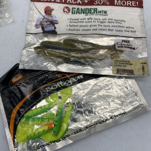 28 Pack Bass Fishing Plastics Lot, Many Brands & Sizes, Fishing Lures FAST SHIP! - Picture 11 of 13