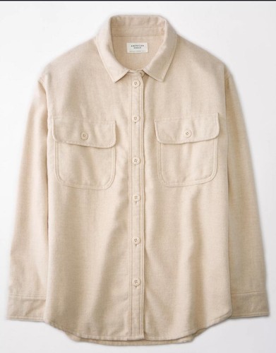 American Eagle Women Oversized Fleece Shacket - Small (runs big) - Picture 6 of 7