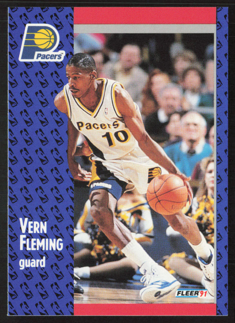 1991-92 Fleer #81 Vern Fleming 3D Acrylic