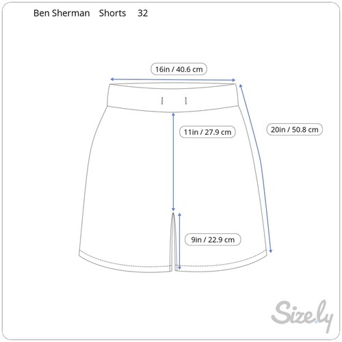 Ben Sherman rote rostige lässige Chino-Shorts normale Passform geometrischer Druck NEU 32 - Bild 4 von 8