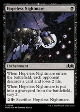 Hopeless Nightmare #0095 MTG Wilds of Eldraine Woe Common Near Mint