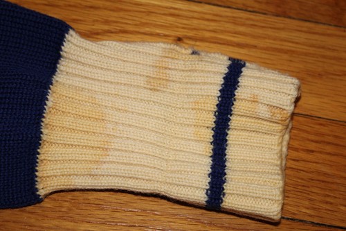 VTG Blue Wool Cheerleading Sweater Size 38 "Streakettes" Cheerleader Supply Co. - Picture 5 of 7
