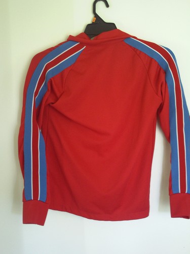 Vtg Betlin boy Red Blue striped jacket Sz S - Picture 3 of 3