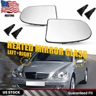2X Car Rear View Mirror Glass Heated For Mercedes-Benz E-Class W211 C-Class W203