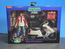 NECA Teenage Mutant Ninja Turtles II Secret of the Ooze Keno Figure with Scooter