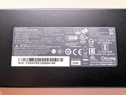 UNIVERSAL RAZER THUNDERBOLT 4 DOCK CHROMA 90W POWER DELIVERY RRP £309.99 - Afbeelding 10 van 10