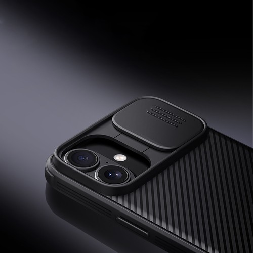 Etui Nillkin CamShield Pro Magnetic Case na iPhone 16 - czarne - Zdjęcie 9 z 12