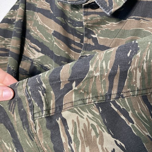 Rothco Tiger Stripe Camo Utility Field Coat Jacket Men's XL Army Military - Picture 6 of 9