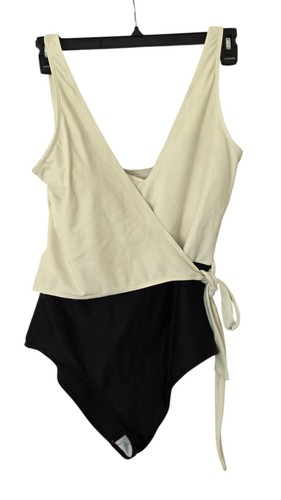Summersalt The Perfect Wrap Einteiler Badeanzug 14 schwarz weiß - Bild 12 von 16