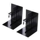  2 Pieces Book Accessories Metal Stand Bookshelf Holders Bookends