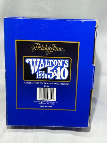 Walton's 5&10 Collectors Edition Lighted House -P0369, Holiday Time est. 1950 - Picture 7 of 14