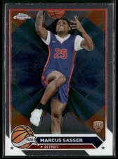 Marcus Sasser 2023-24 Topps Chrome #140 RC