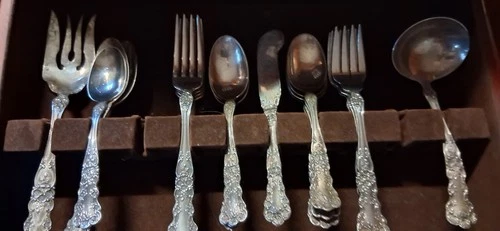Gorham Sterling Silver Buttercup Flatware 13 Pieces