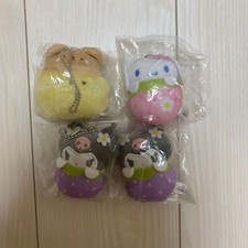 SanRIO Gachagacha Plush Toy Set Pompompurin Cinnamon Kuromi