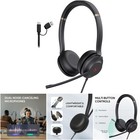Kabelgebundenes Headset USB Mikrofon Noise Cancelling Computer VoIP Zoom kompatibel
