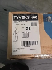 DuPont Tyvek 400 Coverall  XL Box Of 25 (TY122SWHXL002500)