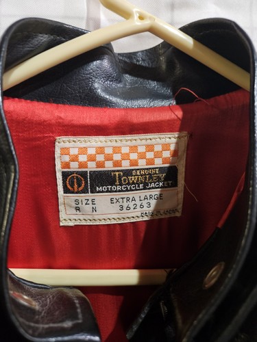 Vintage Genuine Townley Motorcycle Jacket Size XL - Picture 2 of 10