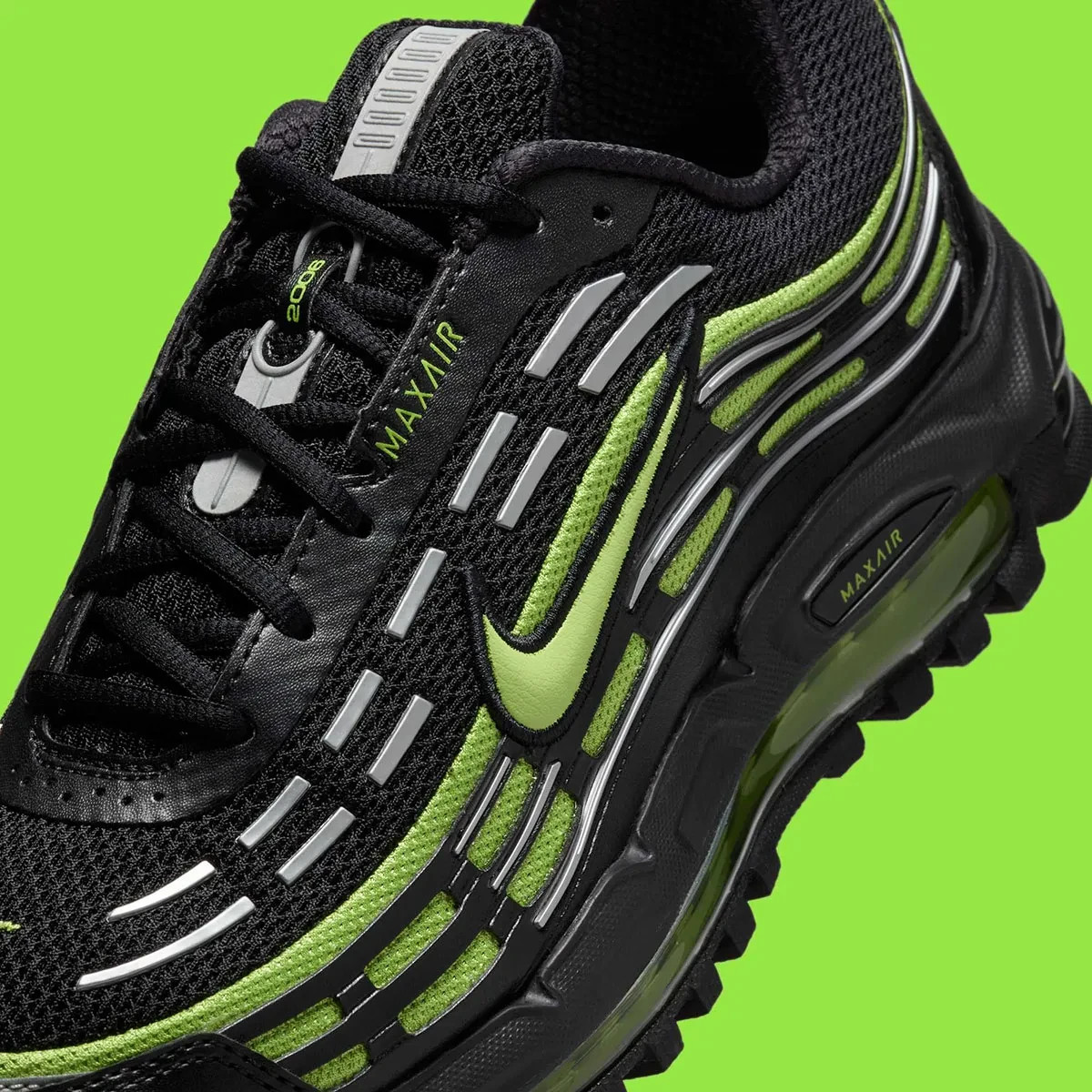 Nike Air Max TL 2.5 Shoes Black Citron FZ4110-003 Men's Size