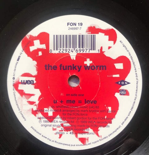 Funky Worm - U+Me=Love (VINYL) - Picture 3 of 4