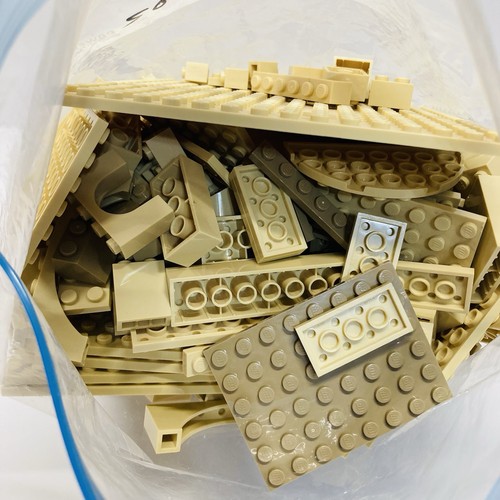 Genuine LEGO 1Lbs 15oz Bulk Lot Tan Loose Lego Pieces Bricks Random Parts - Picture 8 of 10