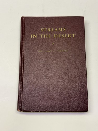 Streams in the Desert Mrs. Chas E. Cowman 1950 44th Printing Vintage Hardback