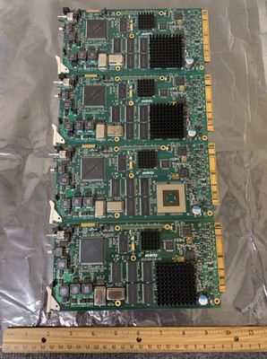 Lot of 4 Evertz (B)510DCDA-HD Digital Video Distribution Board 510DCDA-HD, As Is