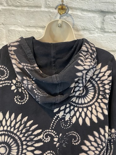 Sudadera con Capucha Vintage Lucky Brand Inspirada en Colección Talla L Para Mujer Algodón Hecha en EE. UU. - Imagen 6 de 8
