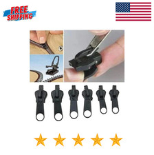 Fix Zipper Zip Slider Repair Instant Kit Removable Rescue Replacement Pack of 6P