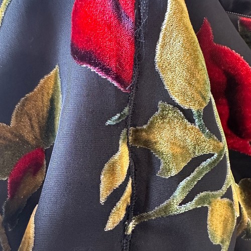 Dress The Population Floral Velvet Gown SMALL Maxi Dress Mermaid Designer $398 - Picture 13 of 13