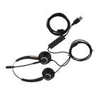 .›Call Center USB Headset Light Weight Noise Cancelling USB Call Center Headset