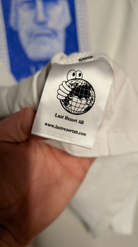 Last Resort AB Footwear Statue "I Eat Concrete" T-Shirt Skate - Bianco Medium - Foto 9 di 11