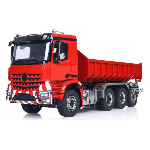 In Stock 1/14 8x8 RC Hydraulic Full-dump Truck Metal Roll Off Car Sound Motor - 第 8/23 張圖片