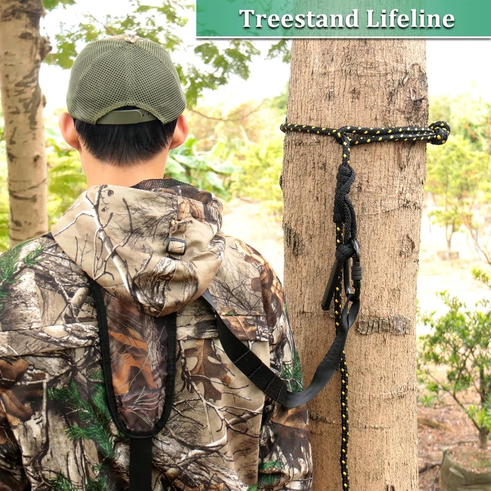 Treestand Safety Rope, Linemans Rope for Hunting, Tree Stand Safety Line, Tree T - Image 2 of 4