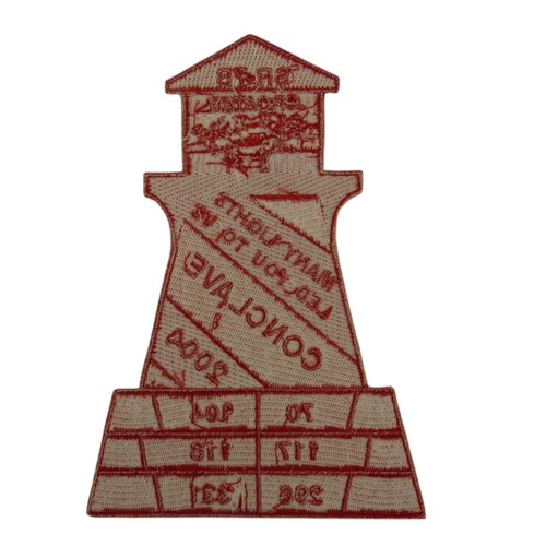 2004 Cardinal Conclave Jacket Patch Croatan Lodge 117 East Carolina NC RED Bdr - Picture 2 of 2