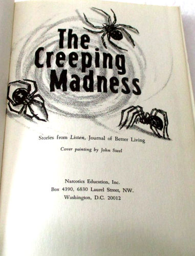 The Creeping Madness, drugs, Marijuana, 1968, Narcotics Anonymous, Alcoholics HC - Picture 5 of 14