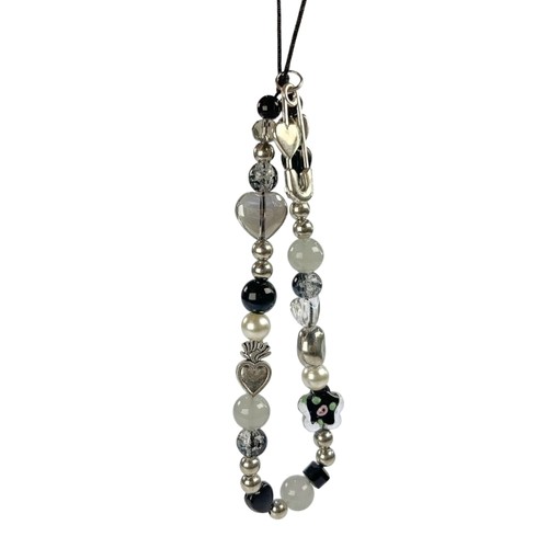 Chaîne Perlée Fait Main Téléphone Portable Bijoux Pendentif Bracelet Antilost