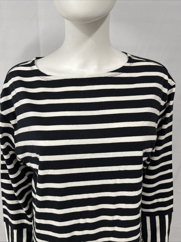 Everlane Black + White Stripes Casual Day Play Dress Women’s Medium - Bild 7 von 9
