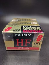 Sony HF 90 8-Pack Normal Bias High Fidelity Audio Cassette Tapes