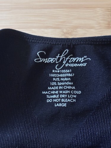 Smoothform Shapewear Tank Top Black Size Large - Picture 3 of 3