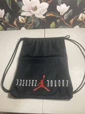 Nike Jordan Jumpman Black Drawstring Gym Bag
