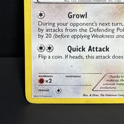 Eevee BW94 Black & White Holo Heavily Played - Picture 5 of 10