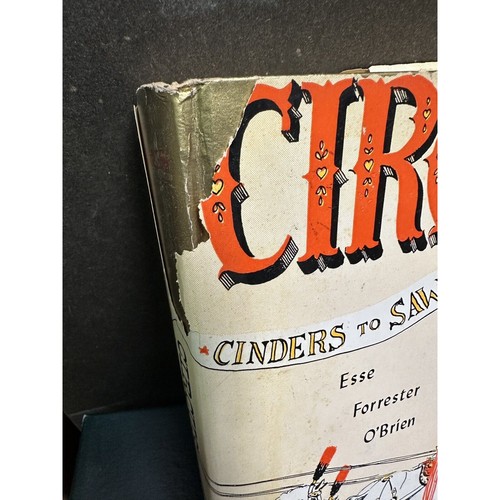1959 Vintage Circus Book "Circus: Cinders to Sawdust" Illustrated, Dust Jacket - Picture 2 of 9