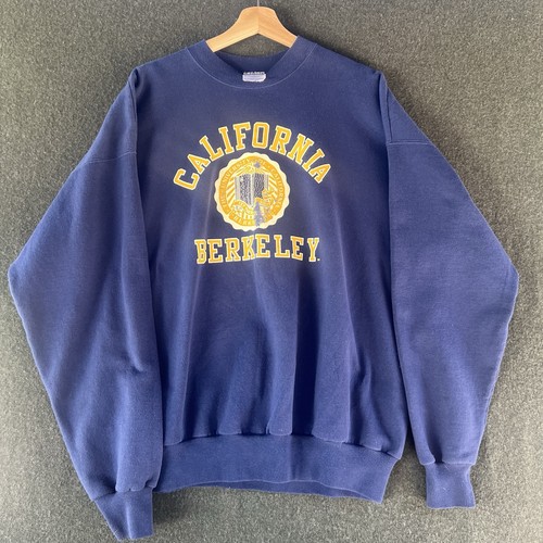 Vintage California Berkeley Sweatshirt 2XL XXL University Y2K Logo Sweater Cal - Picture 2 of 7