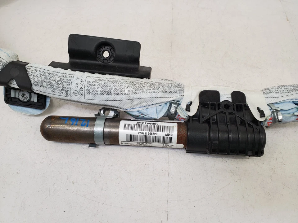 ✅ OEM BMW E82 135 cupé lado izquierdo del conductor techo bolsa de aire cabeza airbag cortina Foto 2 de 4