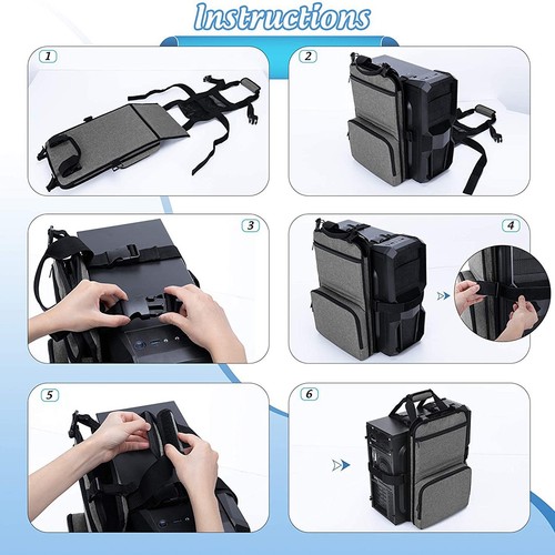 Boîtier pour Ordinateur de Bureau, Support de Ceinture, Étui de Transport d6128 - Afbeelding 2 van 7