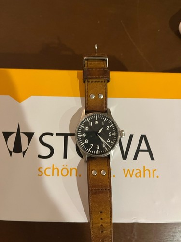 Stowa Flieger Classic 36 Handwound ETA No Date No Logo
