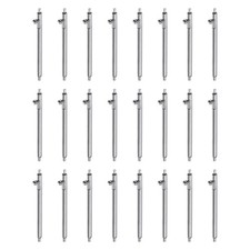 24pcs 19mm Quick Release Spring Bar 1.5mm Diameter Stainless Steel Watch Pins
