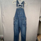 Gap Womens Size Medium Denim Blue Overalls Adjustable Straps