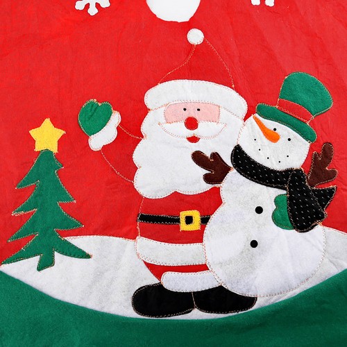 Alfombra falda árbol de Navidad de 40"" piso cubierta suave decoraciones alfombra adornos hogar - Imagen 9 de 19